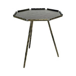 Stylish Octagonal Coffee Table Set - Modern Metal Accent Tables for Living Room Decor hmsf-4679