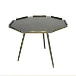 Stylish Octagonal Coffee Table Set - Modern Metal Accent Tables for Living Room Decor hmsf-4679