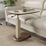 Adjustable Modern Tea Table with Multi-layer Board & Synthetic Leather Design for Living Room Comfort hmx-5091