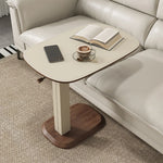 Adjustable Modern Tea Table with Multi-layer Board & Synthetic Leather Design for Living Room Comfort hmx-5091