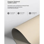 Adjustable Modern Tea Table with Multi-layer Board & Synthetic Leather Design for Living Room Comfort hmx-5091