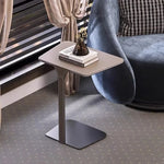 Sleek Modern Coffee Table with Synthetic Leather and Stainless Steel Frame - Perfect for Any Living Space hmx-5094