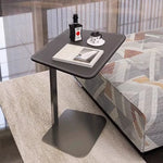 Sleek Modern Coffee Table with Synthetic Leather and Stainless Steel Frame - Perfect for Any Living Space hmx-5094