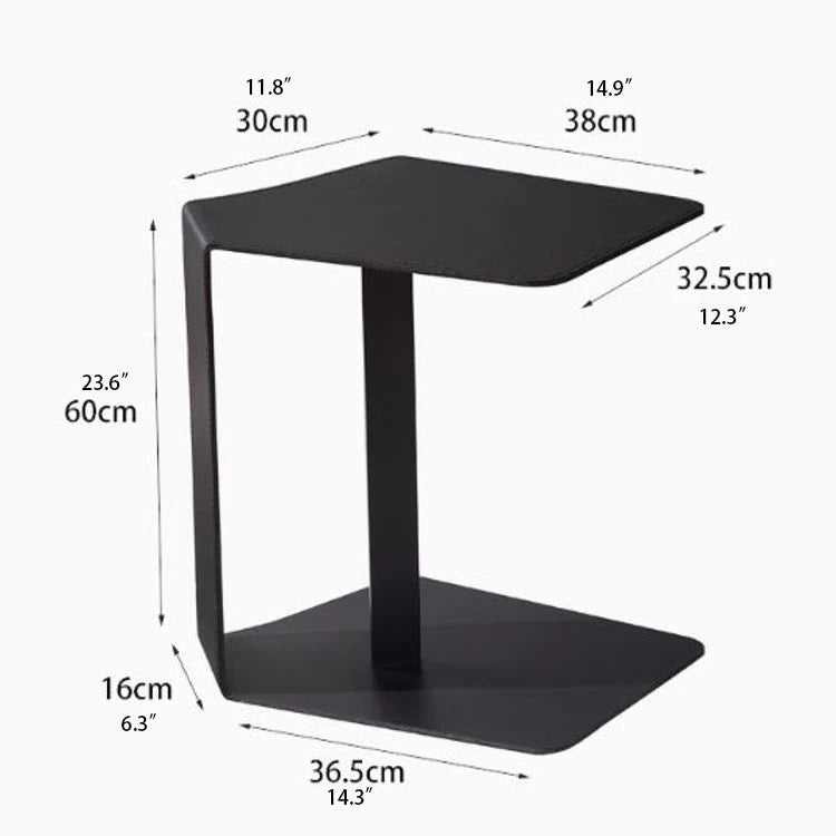 Stylish Modern Synthetic Leather Tea Table - Compact & Chic Side Table for Living Room or Bedroom hmx-5095