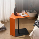 Stylish Modern Synthetic Leather Tea Table - Compact & Chic Side Table for Living Room or Bedroom hmx-5095