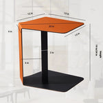 Stylish Modern Synthetic Leather Tea Table - Compact & Chic Side Table for Living Room or Bedroom hmx-5095