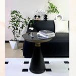 Modern Ash Wood Tea Table with Tempered Glass Top - Stylish Accent for Living Room & Office hmx-5096