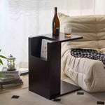 Stylish Ash Wood Tea Table with Magazine Storage - Modern Living Room Accent Furniture hmx-5097