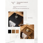Stylish Ash Wood Tea Table with Magazine Storage - Modern Living Room Accent Furniture hmx-5097