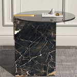 Elegant Marble and Tempered Glass Tea Table - Modern Luxury Home Accent hmx-5098