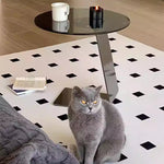 Modern Tempered Glass and Stainless Steel Tea Table - Sleek, Stylish Accent for Your Living Room hmx-5101