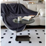 Modern Tempered Glass and Stainless Steel Tea Table - Sleek, Stylish Accent for Your Living Room hmx-5101