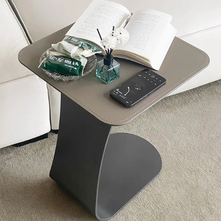 Stylish Modern Tea Table with Synthetic Leather Top - Perfect for Living Room & Bedroom Decor hmx-5103