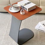 Stylish Modern Tea Table with Synthetic Leather Top - Perfect for Living Room & Bedroom Decor hmx-5103