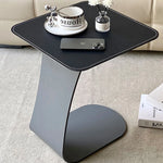 Stylish Modern Tea Table with Synthetic Leather Top - Perfect for Living Room & Bedroom Decor hmx-5103