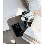 Stylish Modern Tea Table with Synthetic Leather Top - Perfect for Living Room & Bedroom Decor hmx-5103