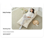 Chic Corduroy Floor Chair - Adjustable Comfort for Relaxation and Leisure hmy-3338