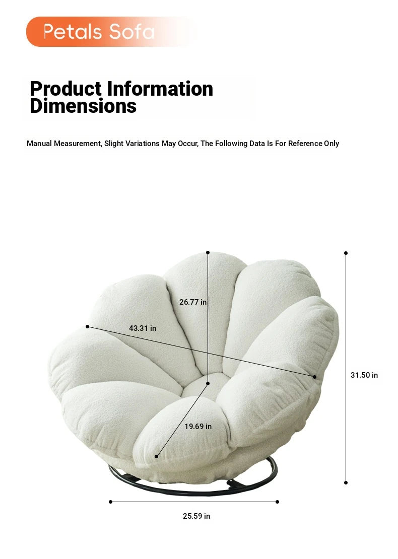 Stylish Cream Bean Bag Lazy Sofa - Cozy Oversized Chair for Ultimate Relaxation hmy-3339