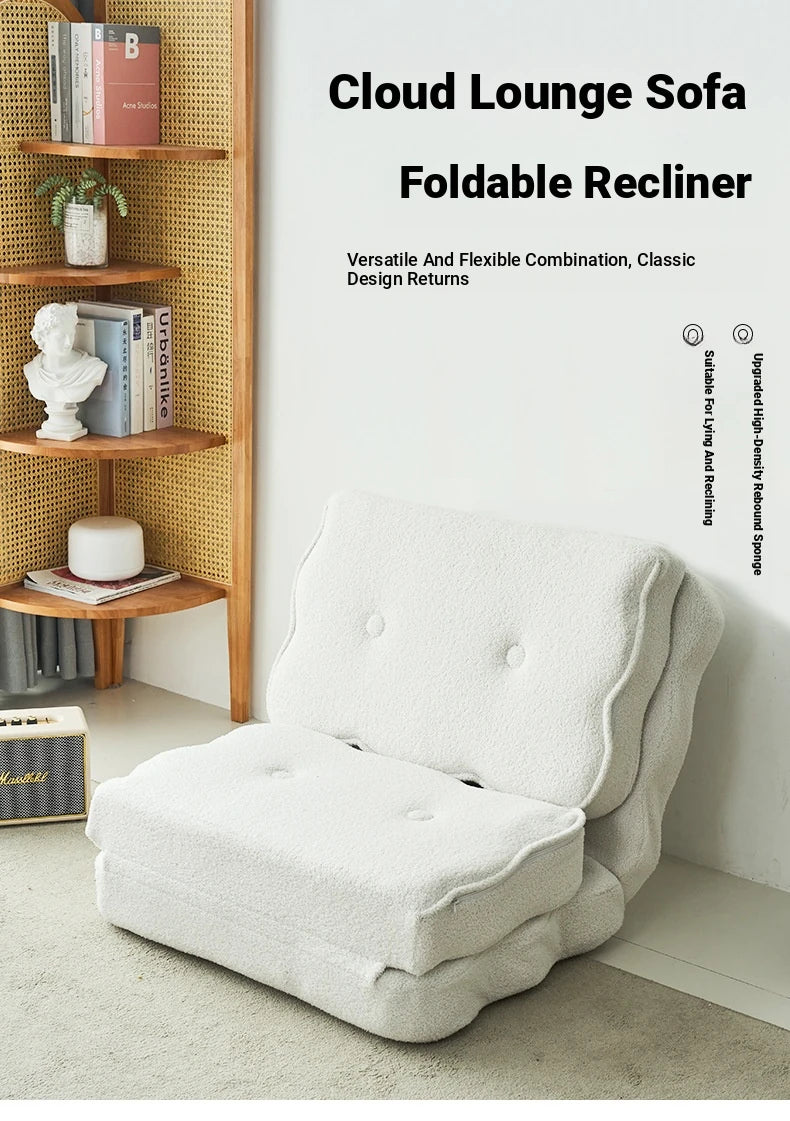 Stylish Multi-Functional Folding Chair with Soft Comfort Upholstery for Modern Living Spaces hmy-3341