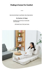 Stylish Multi-Functional Folding Chair with Soft Comfort Upholstery for Modern Living Spaces hmy-3341