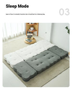 Stylish Multi-Functional Folding Chair with Soft Comfort Upholstery for Modern Living Spaces hmy-3341