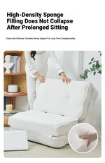 Stylish Multi-Functional Folding Chair with Soft Comfort Upholstery for Modern Living Spaces hmy-3341