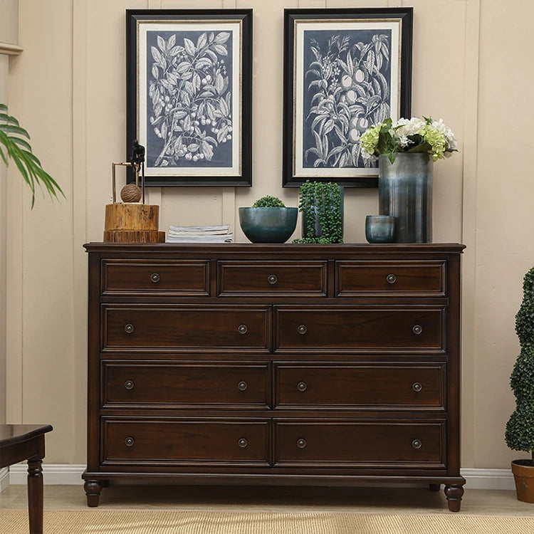 Elegant Solid Wood Pine Cabinet with Multi-layer Board – Stylish Storage Solution for Any Room hmy-4994