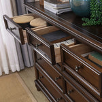Elegant Solid Wood Pine Cabinet with Multi-layer Board – Stylish Storage Solution for Any Room hmy-4994
