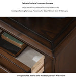 Elegant Solid Wood Pine Cabinet with Multi-layer Board – Stylish Storage Solution for Any Room hmy-4994