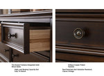Elegant Solid Wood Pine Cabinet with Multi-layer Board – Stylish Storage Solution for Any Room hmy-4994