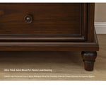 Elegant Solid Wood Pine Cabinet with Multi-layer Board – Stylish Storage Solution for Any Room hmy-4994
