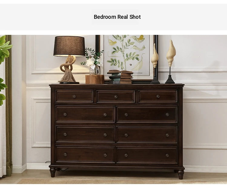 Elegant Solid Wood Pine Cabinet with Multi-layer Board – Stylish Storage Solution for Any Room hmy-4994