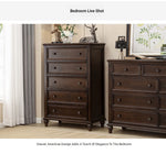 Solid Wood Pine Multi-Layer Cabinet - Elegant 5-Drawer Storage Chest for Home Décor hmy-4995