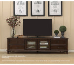 Elegant Solid Wood Pine TV Cabinet with Multi-Layer Board - Stylish Storage Solution for Living Room hmy-4996