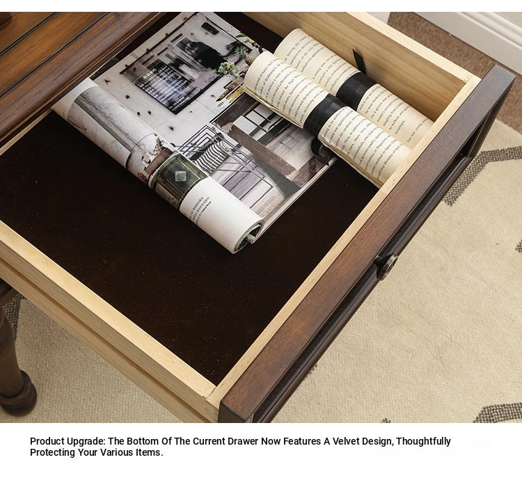 Elegant Solid Wood Pine TV Cabinet with Multi-Layer Board - Stylish Storage Solution for Living Room hmy-4996