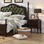 **Elegant Solid Pine Wood Bedside Cupboard with 2 Drawers - Timeless Nightstand for Your Bedroom** hmy-4997