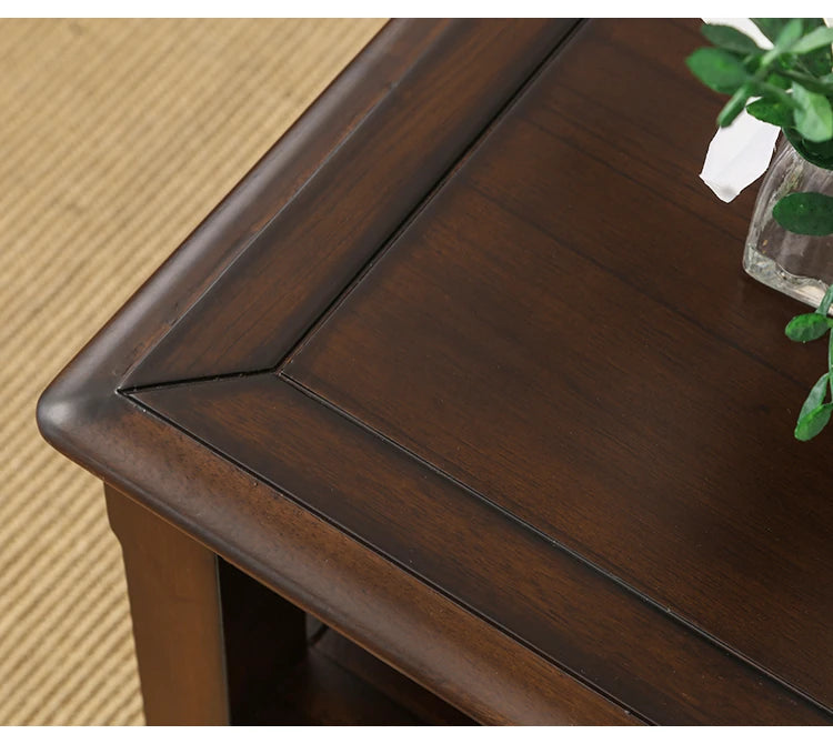 **Elegant Solid Pine Wood Bedside Cupboard with 2 Drawers - Timeless Nightstand for Your Bedroom** hmy-4997