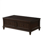 Elegant Solid Wood Pine Coffee Table with Storage – Stylish Centerpiece for Living Room hmy-4998
