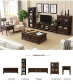 Elegant Solid Wood Pine Coffee Table with Storage – Stylish Centerpiece for Living Room hmy-4998