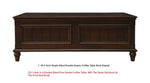 Elegant Solid Wood Pine Coffee Table with Storage – Stylish Centerpiece for Living Room hmy-4998