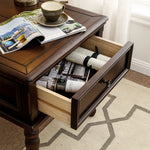 Elegant Solid Pine Coffee Table with Drawer - Classic Home Furniture for Stylish Living Rooms hmy-4999