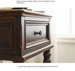 Elegant Solid Pine Coffee Table with Drawer - Classic Home Furniture for Stylish Living Rooms hmy-4999