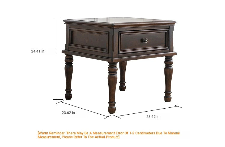 Elegant Solid Pine Coffee Table with Drawer - Classic Home Furniture for Stylish Living Rooms hmy-4999