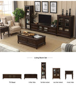 Elegant Solid Wood Pine Cabinet with Glass Doors - Multi-layer Design for Stylish Storage and Display hmy-5000