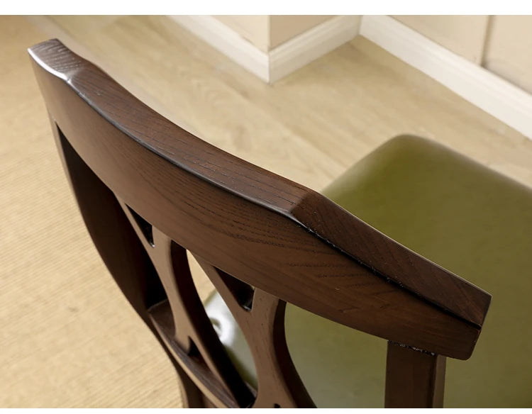 Elegant Solid Wood Pine Dining Chair with Multi-layer Board - Stylish and Durable for Home or Dining Room Furniture hmy-5002