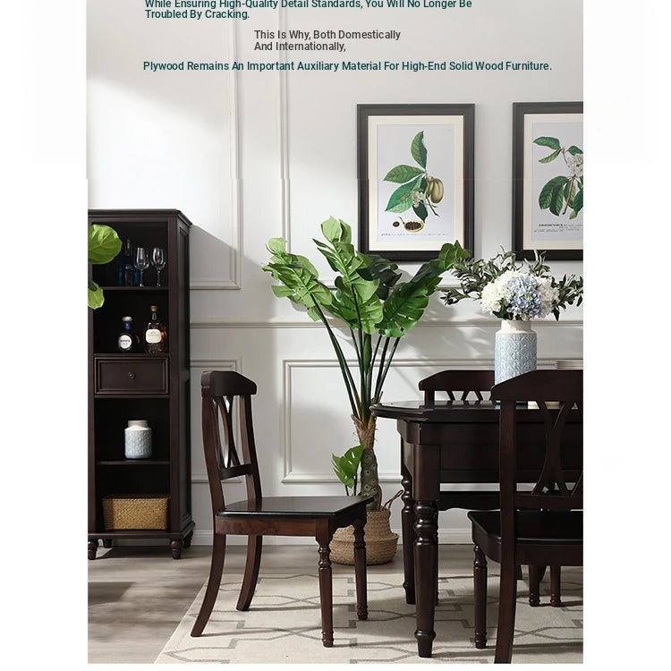 Elegant Solid Wood Pine Dining Chair - Stylish Multi-Layer Design for Modern Home Decor hmy-5003