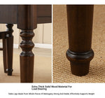 Solid Wood Round Dining Table Set with Chairs - Elegant Multi-Layer Board Design for Stylish Dining Room Decor hmy-5004