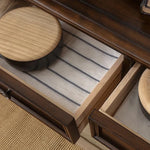 Elegant Solid Pine Multi-Layer Cabinet with Ample Storage – Perfect for Home Decor hmy-5005