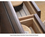 Elegant Solid Pine Multi-Layer Cabinet with Ample Storage – Perfect for Home Decor hmy-5005