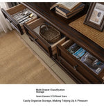 Elegant Solid Pine Multi-Layer Cabinet with Ample Storage – Perfect for Home Decor hmy-5005